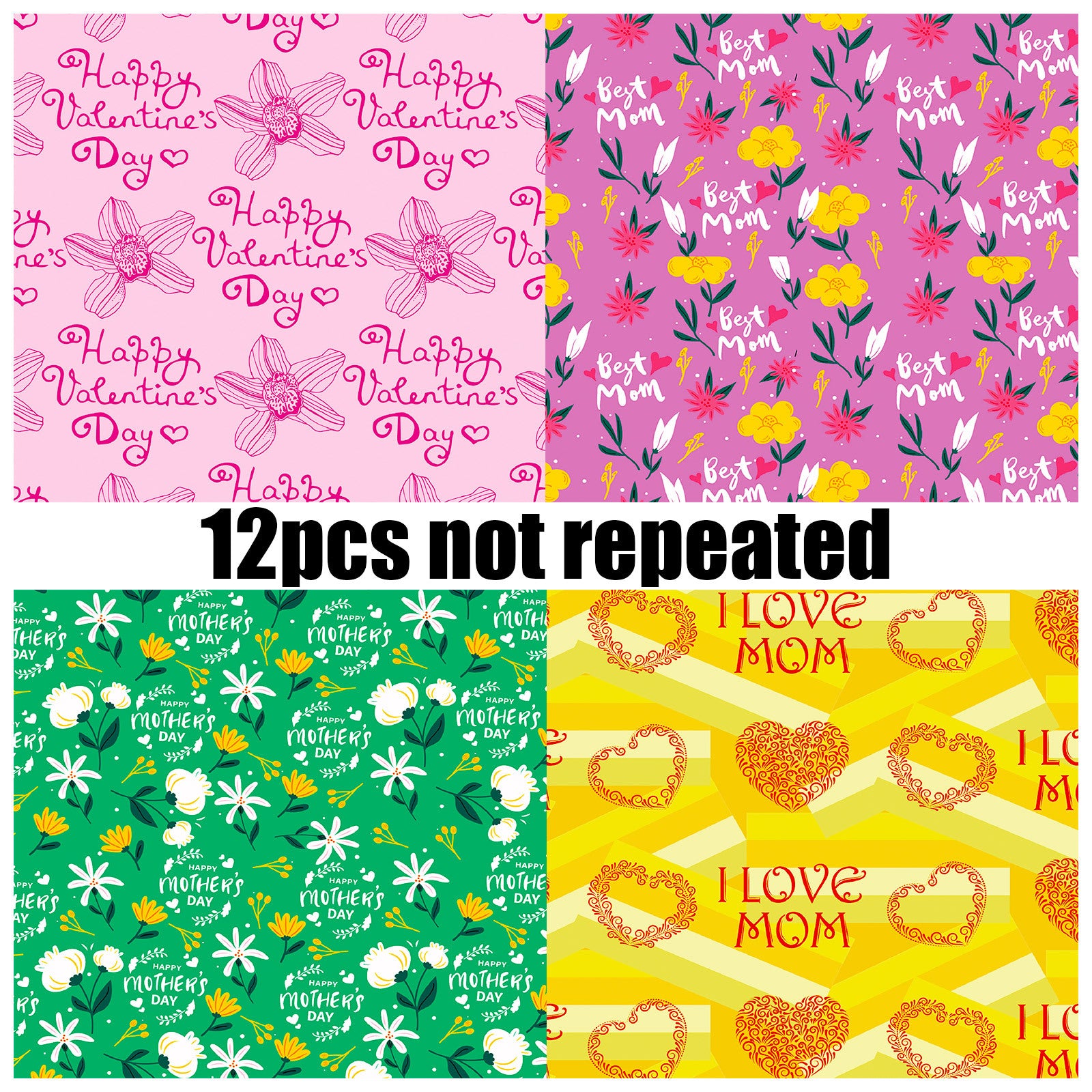 Wholesale Pink Mother's Day Handmade Tent DIY Material Paper